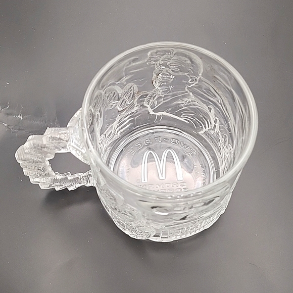 Vintage 1995 McDonald's Batman Forever Two Face Clear Mugs Set of 2 - Picture 6 of 12